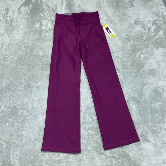 32 Degrees Pants - 32 Degrees Cool Womens Ribbed Lounge Pants Small Purple d0073